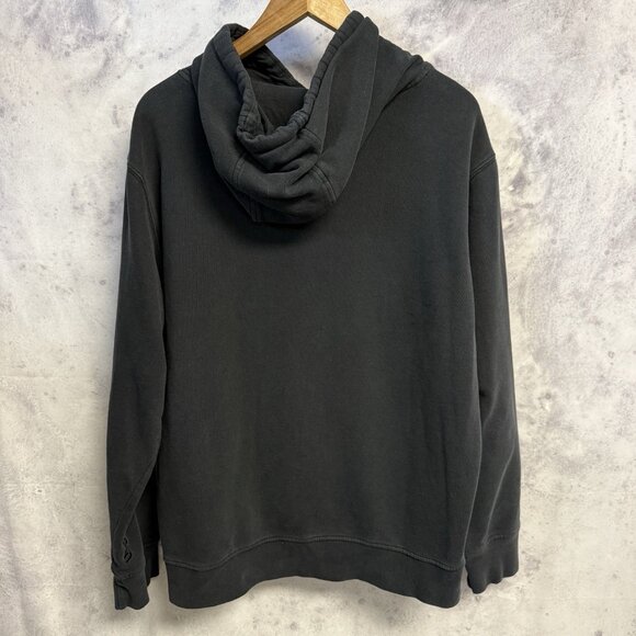 Burton Hoodie Sweatshirt Mens Large Black Snowboard Streetwear 24x25.5 - Picture 2 of 16